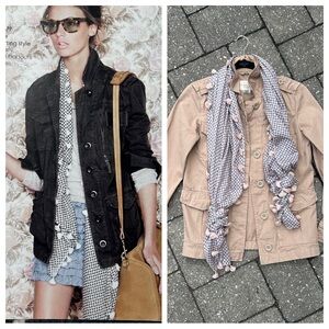 J. Crew Classic Twill Chino Utility Jacket Tan